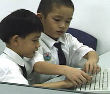 kid helping kid